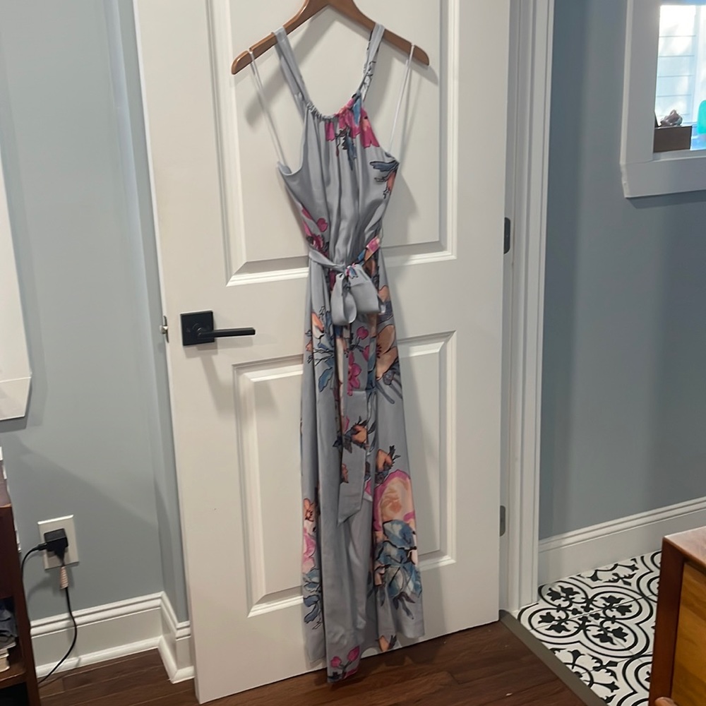 Anthropologie (Leifsdottir) Silk Floral Maxi Dress (Size 6) (NWOT)